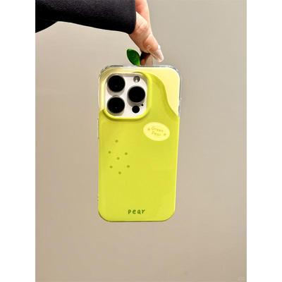 趣味可爱立体苹果枝IMD手机壳