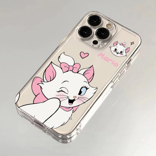 可爱少女心全包透明手机壳防摔