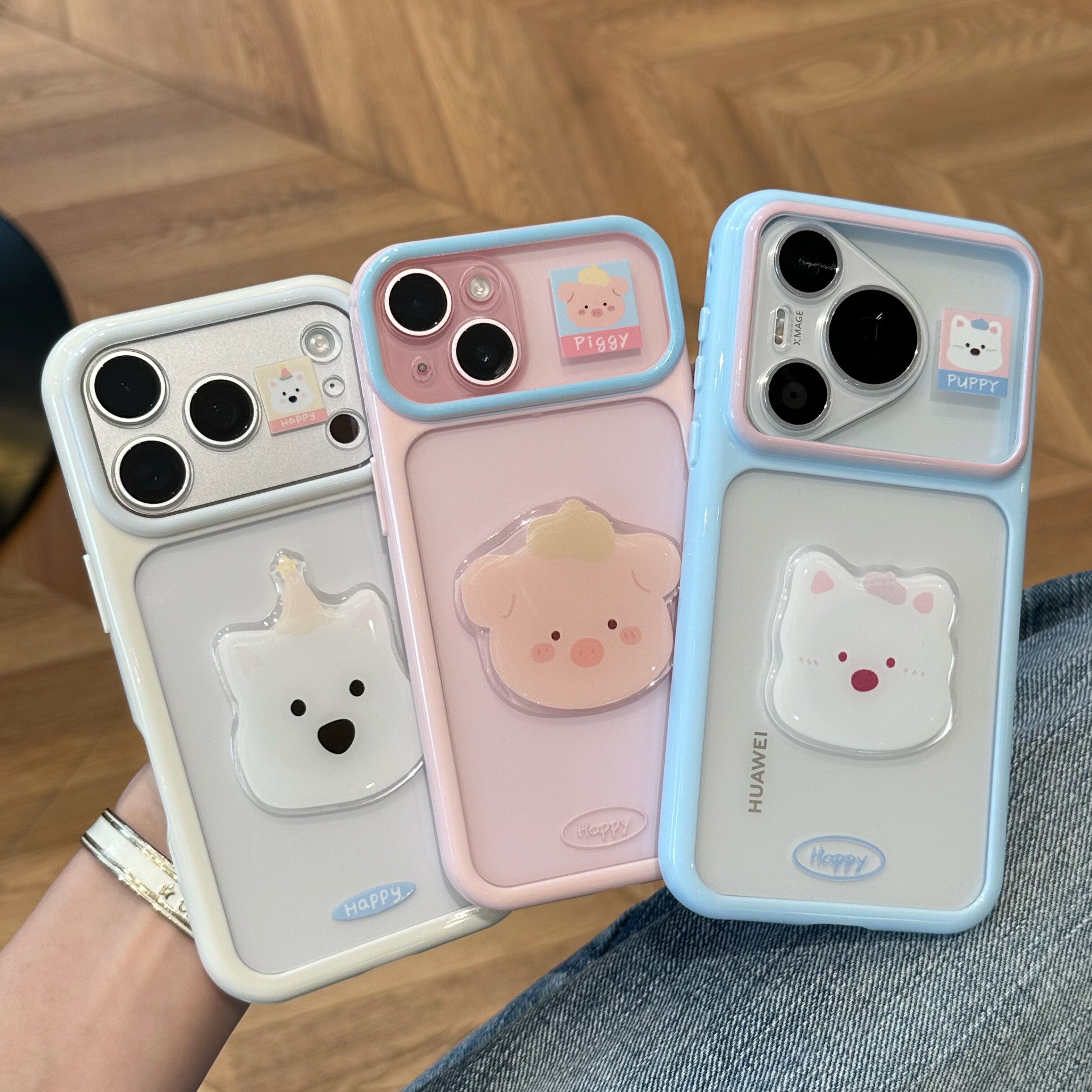 西高地贴片适用苹果17新款iPhone16ProMax手机壳华为mate70灰帽狗小米17pro荣耀magic8OPPOreno15红米VIVOs50