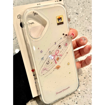 小动物插画手机壳可爱卡通防摔