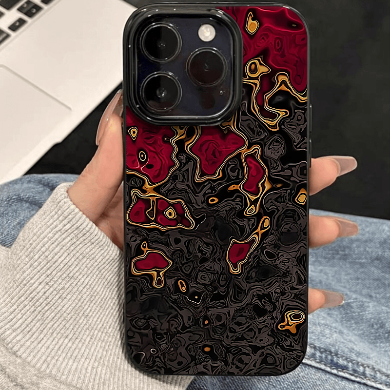 个性波纹适用苹果16promax手机壳iphone14pro新款13设计感12小众11保护套15promax全包防摔x硅胶xr软壳xsmax