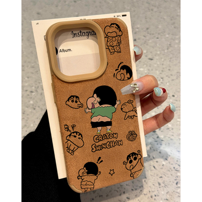 蜡笔小新16promax手机壳趣味卡通