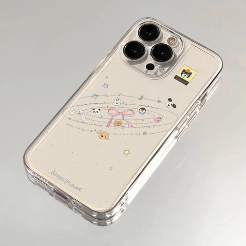 可爱简约趣味手机壳全包透明防摔