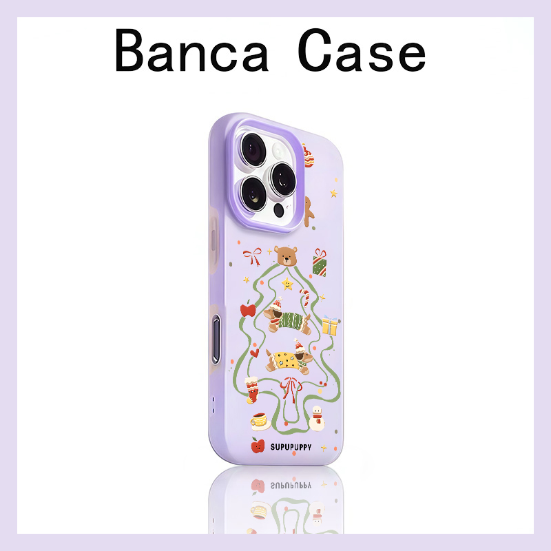 腊肠狗圣诞树适用苹果16promax手机壳iphone14pro新款13promax卡通12日韩可爱11保护套15防摔17pro肤感果冻壳