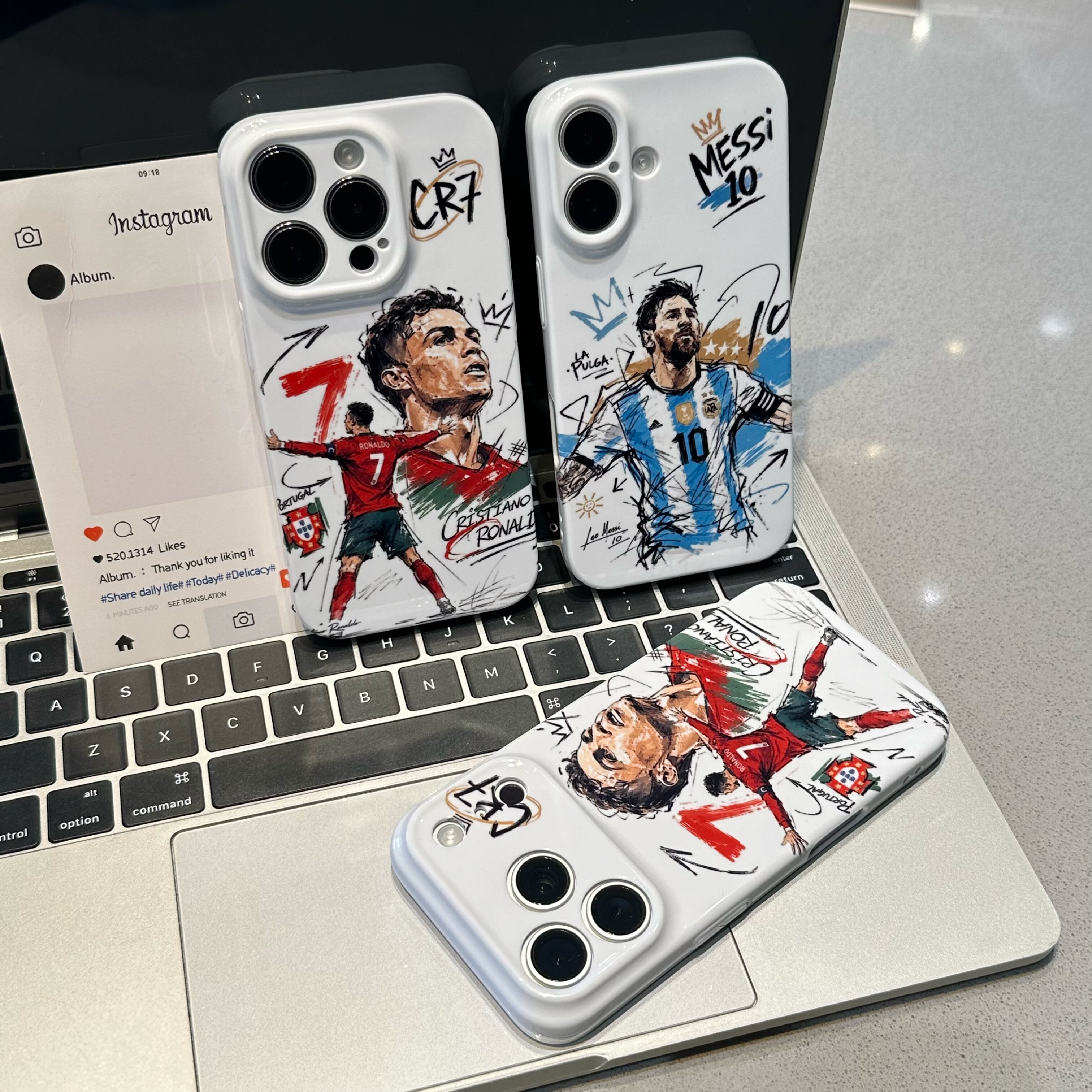 足球球星适用iPhone17promax手机壳苹果16菲林华为mate80硬壳VIVOs50小米17欧美oppofindx9红米k90荣耀magic8