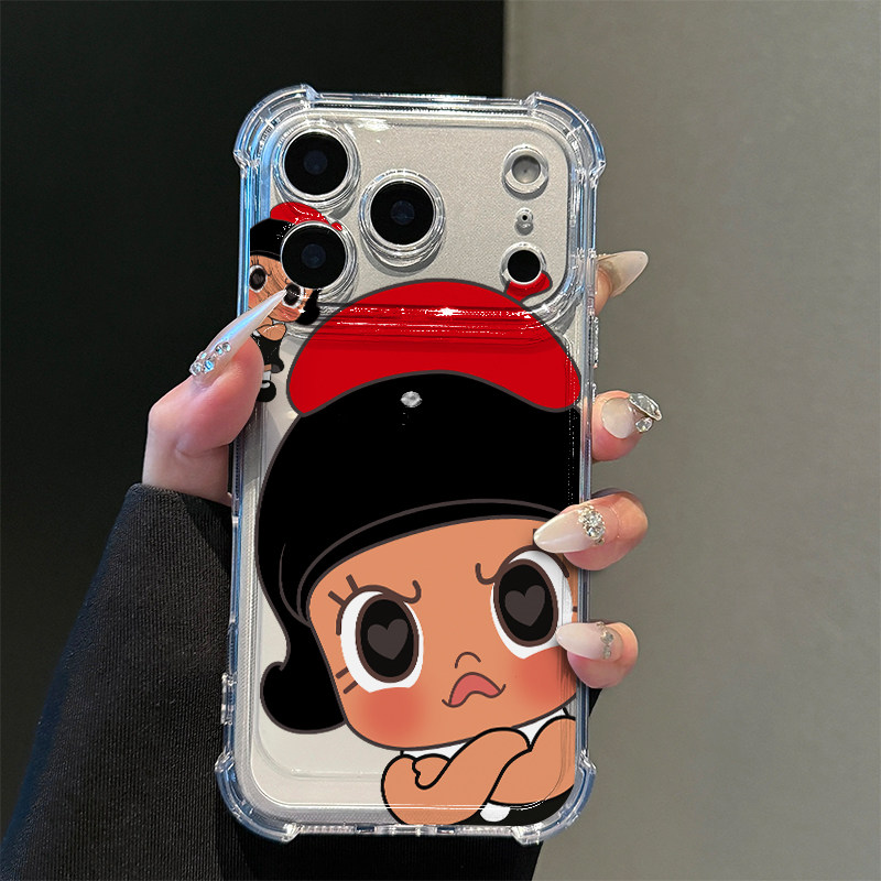 茉莉生气女孩适用iPhone17promax手机壳15苹果16pro华为mate80小米17荣耀500新款VIVOx300防摔OPPO红米note14