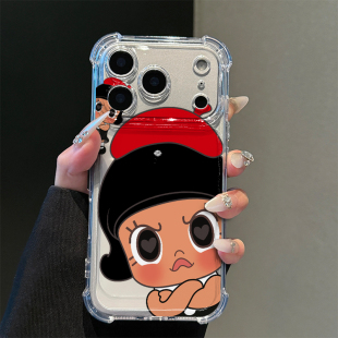 茉莉生气女孩适用iPhone17promax手机壳15苹果16pro华为mate80小米17荣耀500新款VIVOx300防摔OPPO红米note14