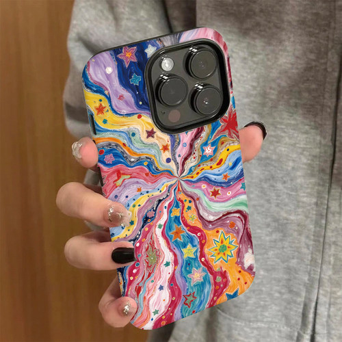 小众高级感菲林二合一彩色手机壳