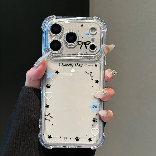 相框蝴蝶结适用iPhone17promax手机壳15苹果16pro华为mate80小米17荣耀500卡通VIVOx300防摔OPPO红米note14女