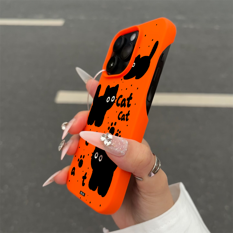 三只小猫适用苹果15promax手机壳iphone16pro可爱卡通14半包软壳13女新款12无边框超薄11防摔xsmax创意多色套