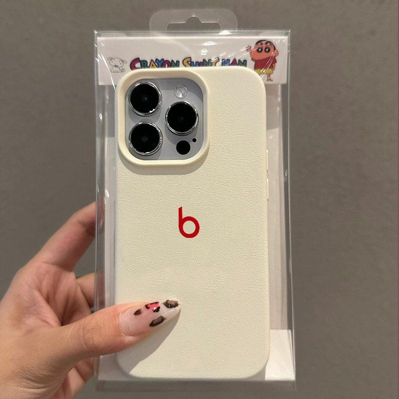 Beats适用苹果16promax手机壳iPhone14pro新款13创意12简约个性17promax保护套11防摔15plus肤感荔枝纹男女壳