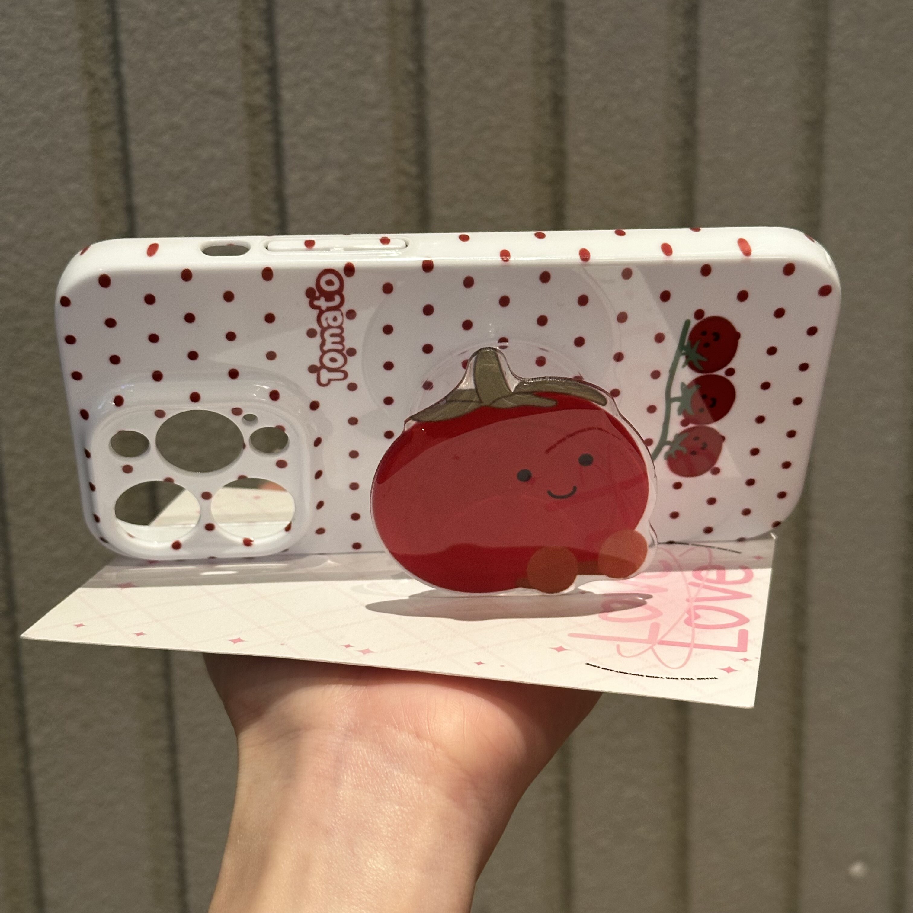 番茄支架适用iPhone16pro手机壳14苹果15promax可爱13趣味12华为mate70新款k80菲林vivo小米15荣耀oppo搞怪11