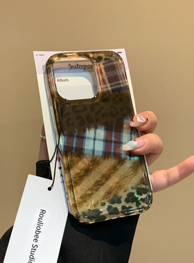 时髦拼接适用苹果15promax手机壳iphone16pro个性12华为mate60新款pura70/vivo小米14红米note13荣耀oppok70