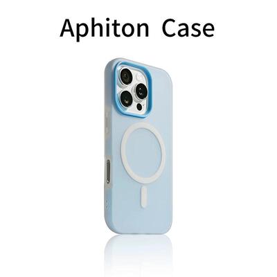 蓝色肤感果冻磁吸适用iphone16promax手机壳小米17pro充电高级感苹果15pro时尚14保护套13简约findx8华为p70