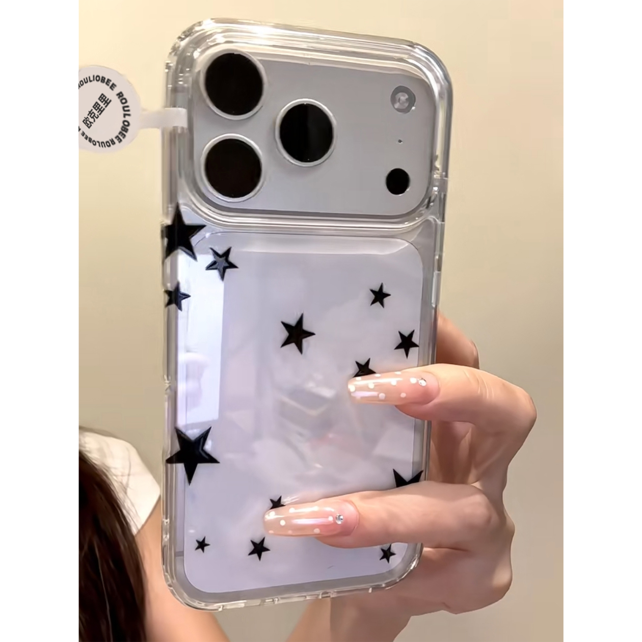 甜酷个性星星插画小众手机壳