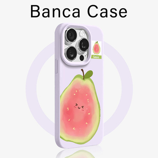 芭乐表情适用苹果17promax手机壳iphone16pro新款14pro可爱13甜酷11卡通12保护套15promax防摔16plus糯米壳软