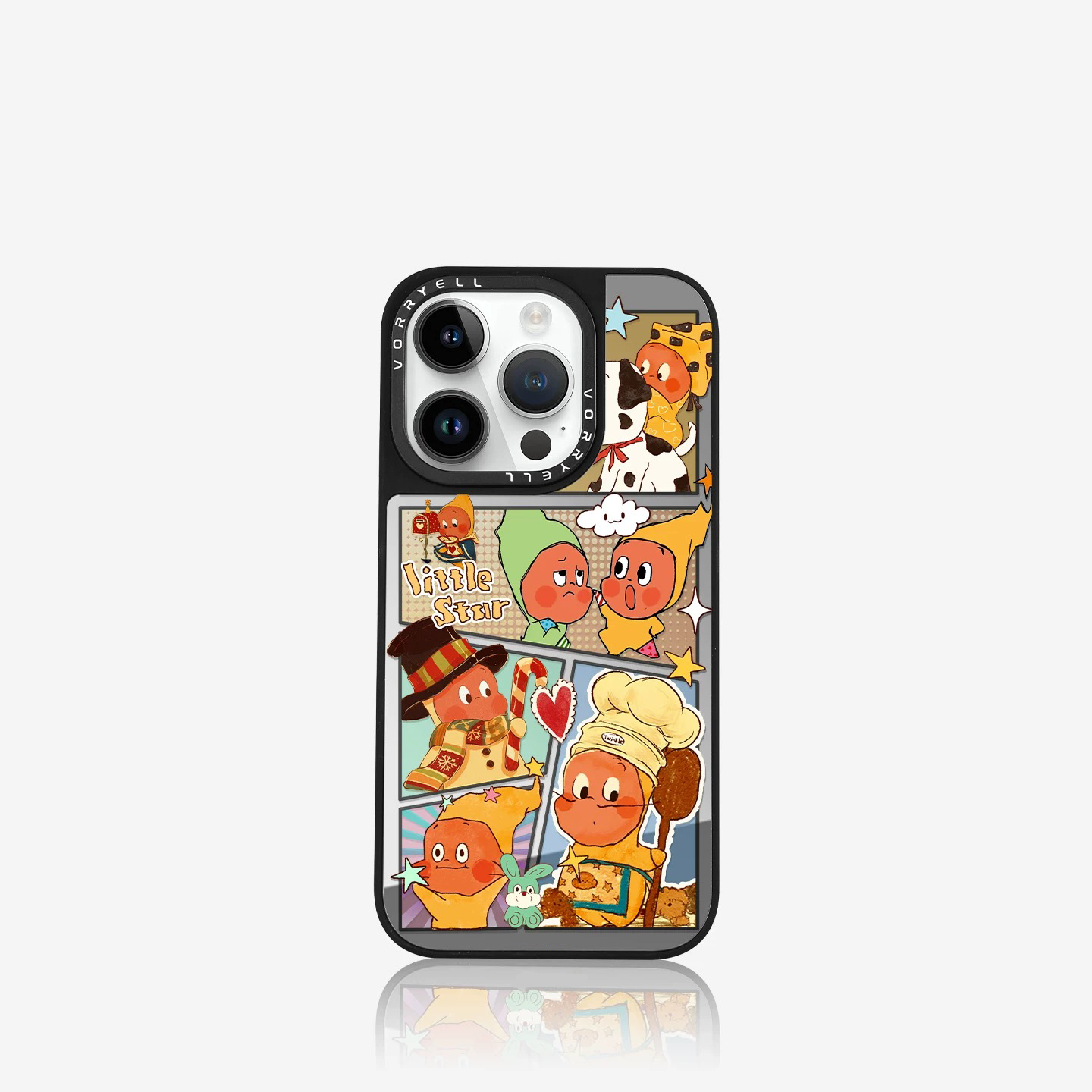 潮牌卡通适用苹果16promax手机壳iphone13pro新款13时尚网红12日韩17pro保护套15promax防摔14plus镜面男女款