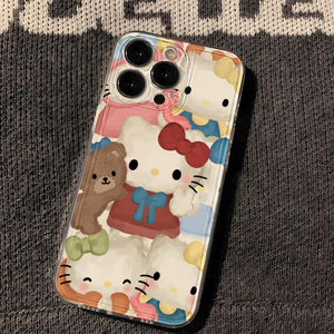 helloKitty手机壳hello可爱苹果14iPhone13卡通kitty猫12promax猫咪15女生11凯特15plus哈喽kt猫x适用xr超萌