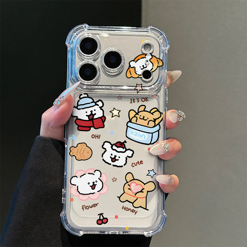 情侣小狗头像适用iPhone17promax手机壳15苹果16pro华为mate80小米17荣耀500创意VIVOx300防摔OPPO红米note14