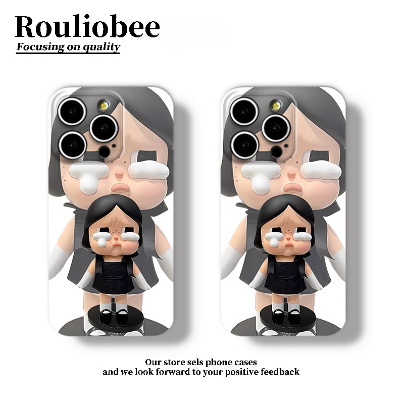 赫本风哭娃适用iPhone16promax手机壳苹果17新款14华为p70卡通13小米15全包oppo红米k80硬壳12荣耀200vivox20,3C数码配件,手机保护套/壳,淘宝优惠券,粉丝福利购,淘宝优惠卷