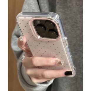 p70卡通vivoppo小米14紅米k70榮耀 小清新波點適用iPhone16pro手機殼13蘋果15promax可愛12女11華為mate60新款
