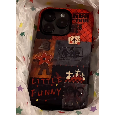 暗黑风小众菲林二合一手机壳