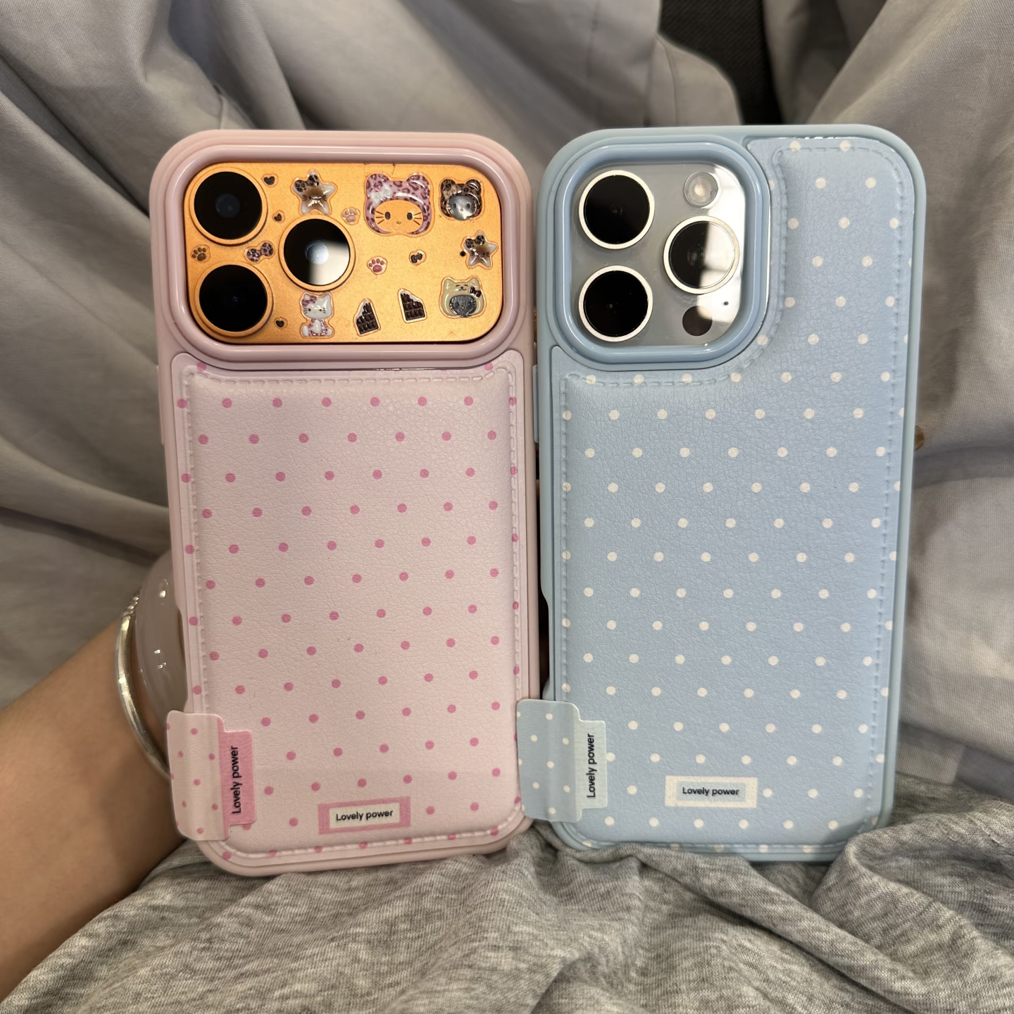 满屏小波点适用苹果16promax手机壳iphone14pro新款13卡通12日韩可爱11保护套15promax防摔17pro大孔皮纹气囊