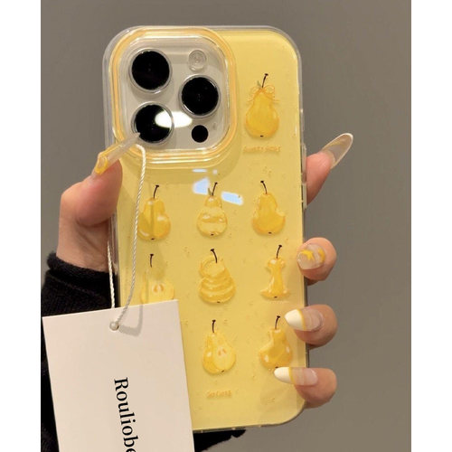 趣味创意雪梨奶油imd手机壳防摔