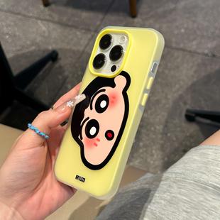 小新頭像適用蘋(píng)果16promax手機(jī)殼iphone14pro新款 13卡通12可愛(ài)11保護(hù)套15promax全包防摔x果凍二合一xr軟殼xs