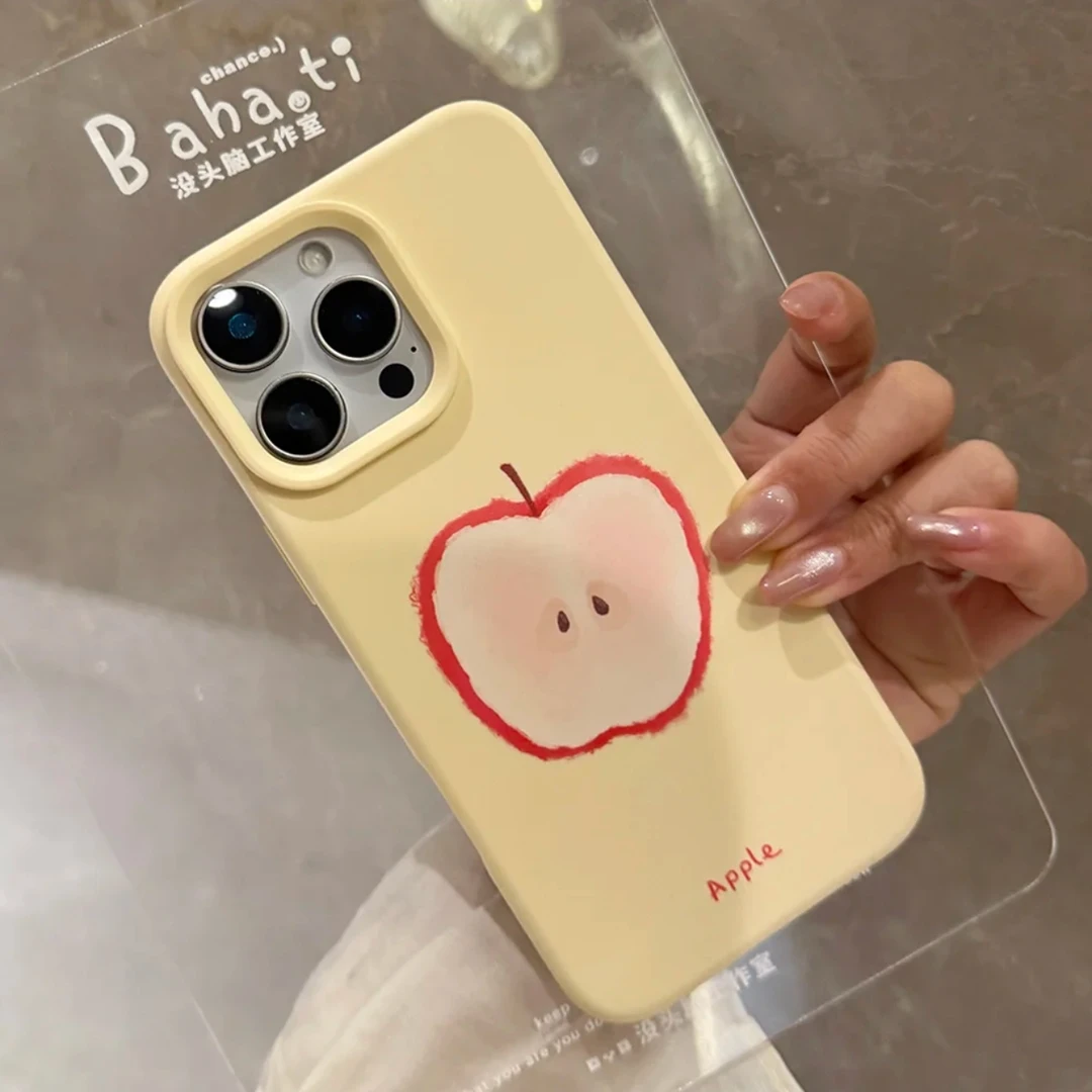 趣味涂鸦苹果适用苹果16手机壳iPhone15promax网红新款13promax防摔12硅胶14pro小清新11女款13全包16promax