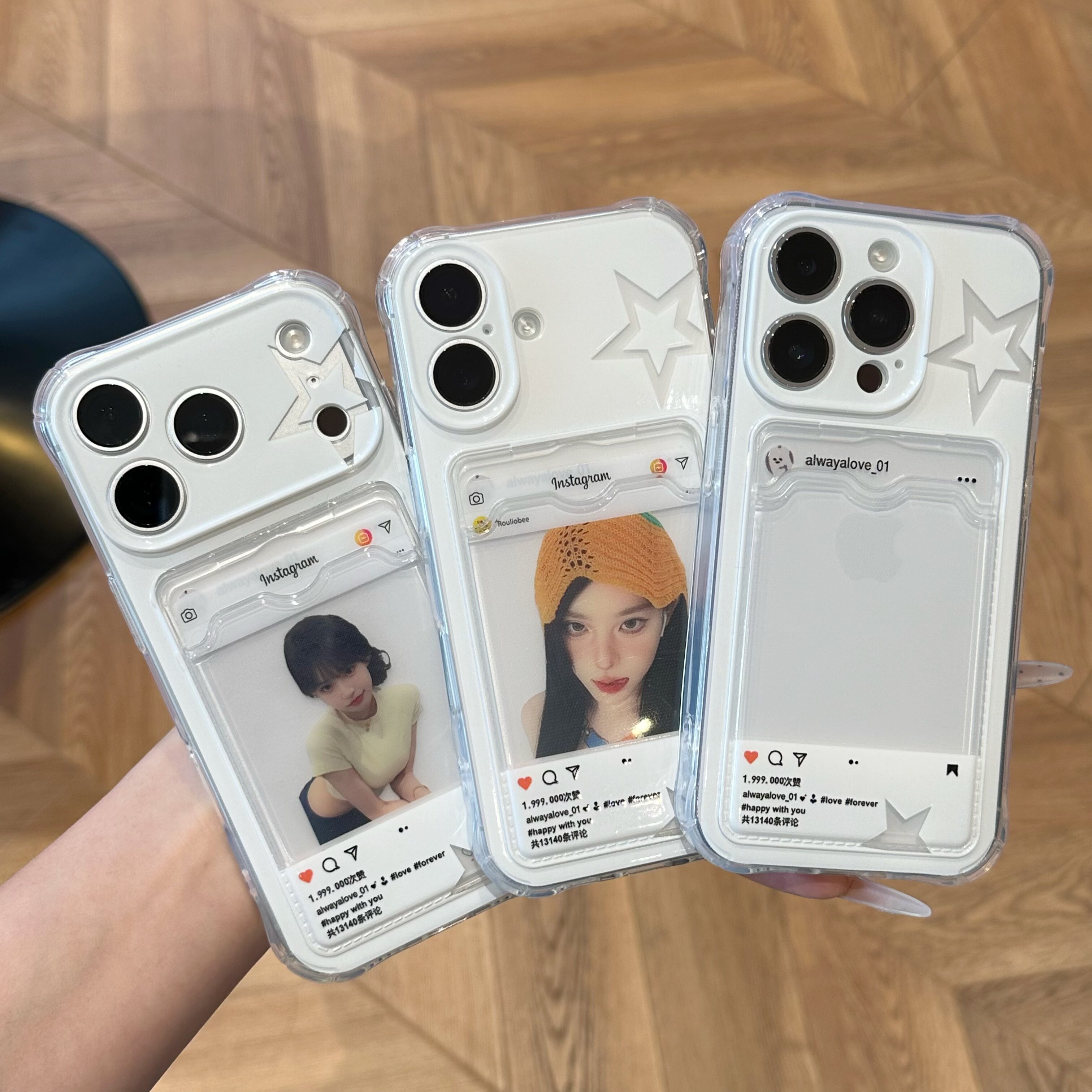 四角防摔卡包壳适用iPhone16ProMax手机壳苹果17promax新款14plus简约男女13透明保护套15promax全包防摔壳