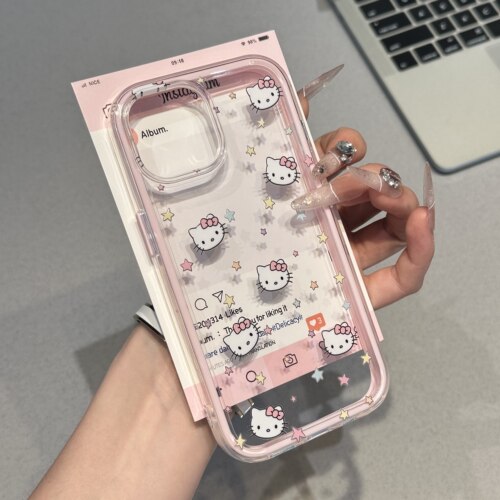 星星猫咪适用iPhone17promax手机壳13苹果16pro可爱女14华为mate80小米15荣耀500少女心VIVOPPOfindx9红米k80