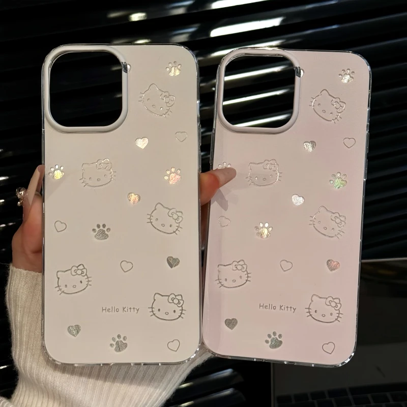凯蒂猫爪适用苹果15promax手机壳iphone16pro可爱p70华为mate60新款vivo小米15红米note14荣耀oppo12羽纱11女