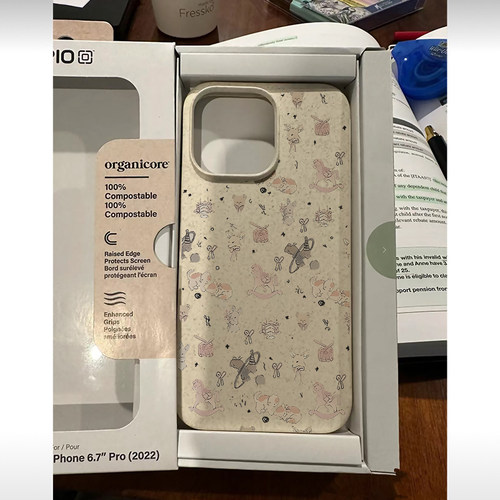 苹果创意趣味满屏插画手机壳防摔