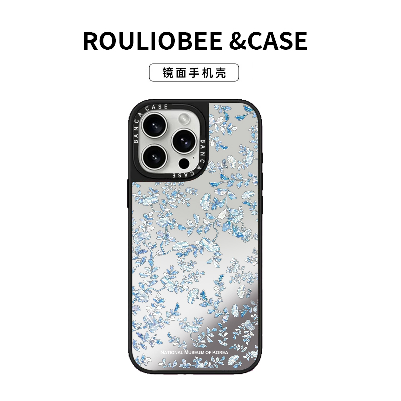 高级感补妆镜电镀镜面清新手机壳