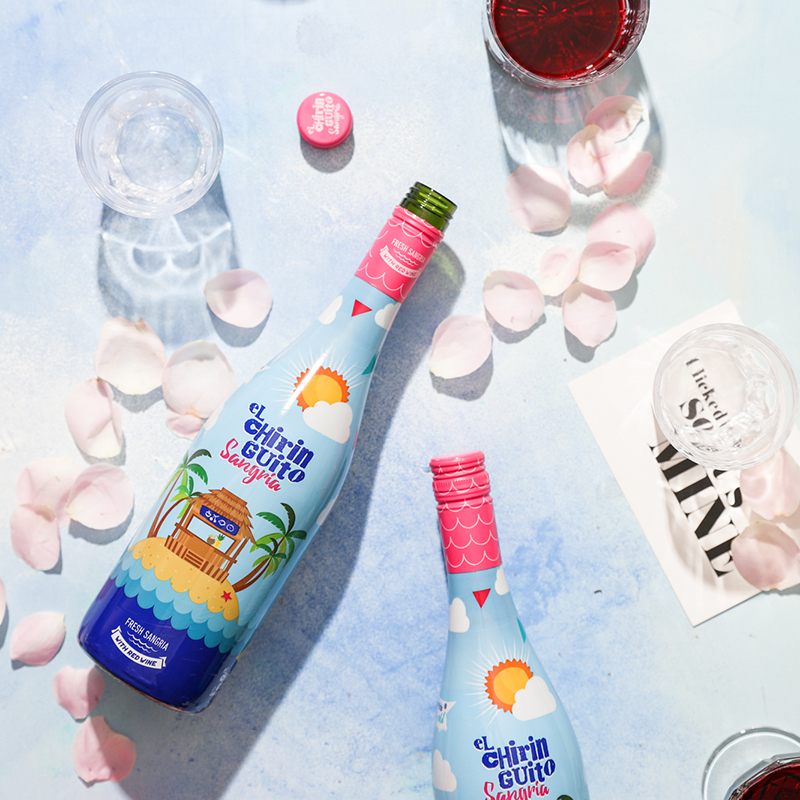 第二瓶半价 冰爽水果酒丨西班牙sangria桑格利亚 半甜红葡萄酒