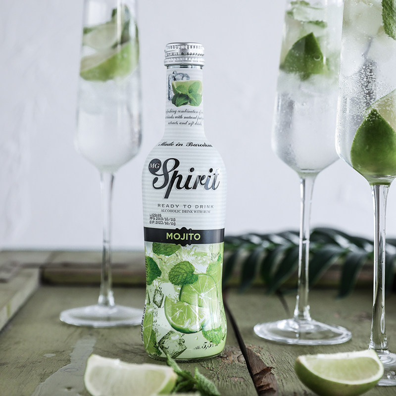 mojito 莫吉托鸡尾酒丨西班牙进口 清爽甜白葡萄酒女士微微起泡酒
