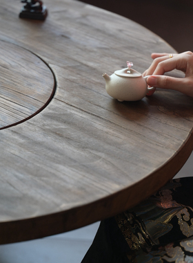 闲庭【奶呼呼·小胖瓢】原矿白玉段泥可爱宜兴紫砂壶80cc