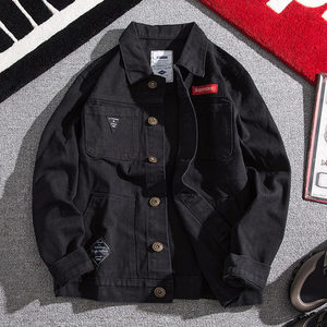 男士牛仔外套男装春季新款韩版潮流百搭宽松夹克休闲衣服潮牌帅气