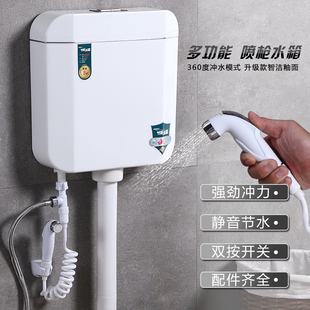 新款 水箱 挂式 卫生间马桶节水型卫浴正品 蹲便器水箱 包邮 冲水箱