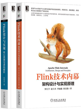 大数据技术丛书全三册 Flink 原理 实战与性能优化+Flink设计与实现与源码解析+Flink技术内幕 架构设计与实现原理
