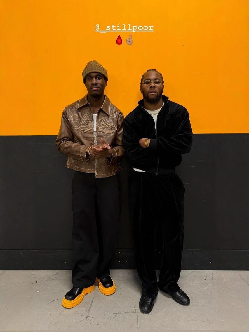 HMP美式嘻哈街头丝绒立领夹克外套男潮牌休闲套装centralcee同款