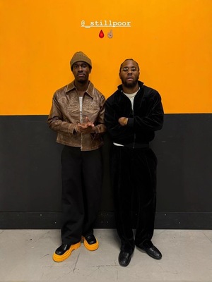 HMP美式嘻哈街头丝绒立领夹克外套男潮牌休闲套装centralcee同款