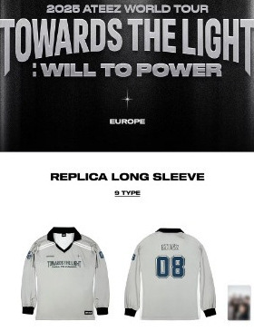 欧美街头TOWARDS THELIGHT凉爽球衣运动衫数码印花V领潮牌y2k长袖