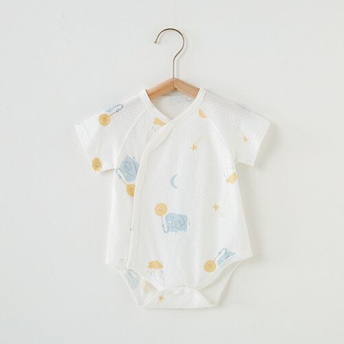 【撤柜专区】品牌专柜包屁衣婴儿夏季薄款连体衣三角爬服透气夏装