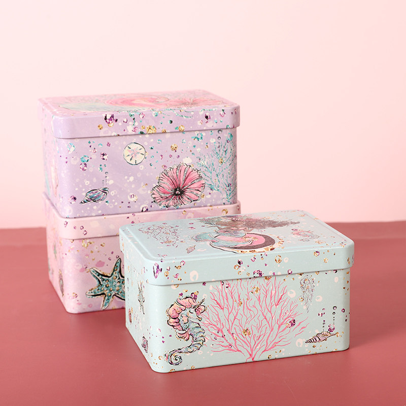 马口铁盒可爱卡通便携桌面