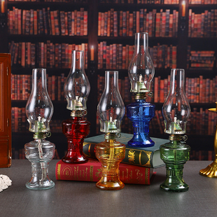 农村老式煤油灯复古怀旧小夜灯创意摆件年代老物件场景布置装饰品