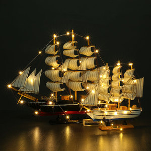 一帆风顺摆件小帆船创意装饰礼物