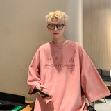 JPT80-P25特控39插肩袖夏季美式复古短袖T恤男士HEI，男装T恤，电商A456（原C415）