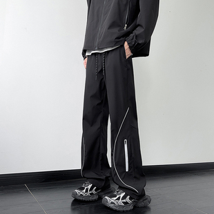 子男CFK01 防水冲锋裤 P38 3M反光拉链设计显瘦学生休闲裤 现货爆款